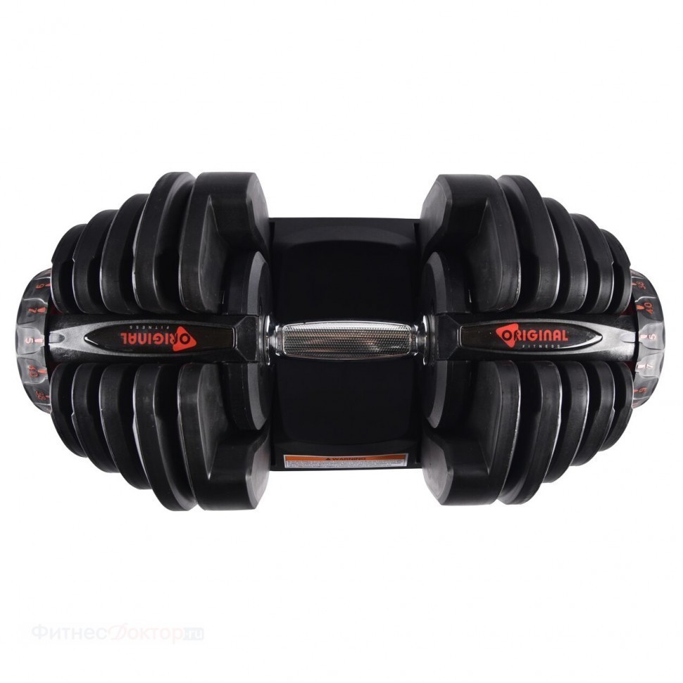 Регулируемая гантель Original Fitness 40 кг в магазине Village Club с ...
