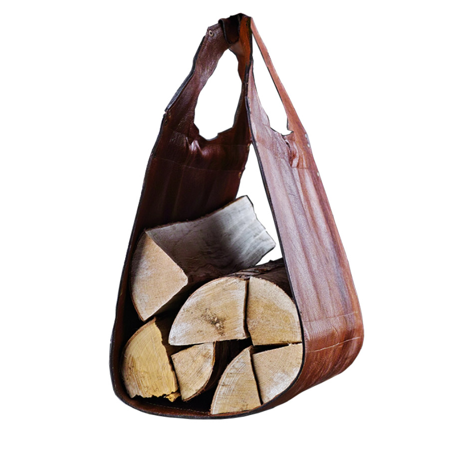 Дровница-переноска кожаная Concretika DR 90 купить в магазине Village Club