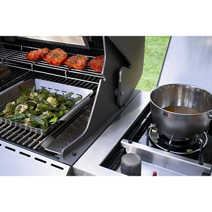 гриль газовый weber summit s-670 gbs, нерж.сталь