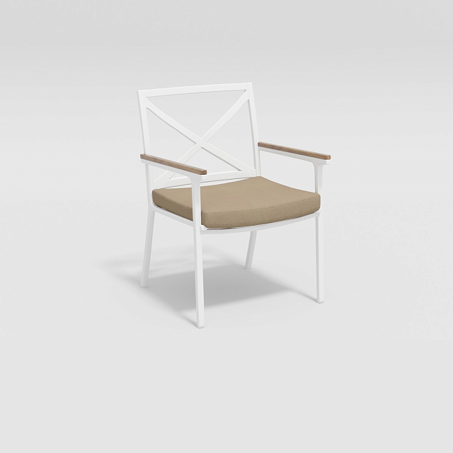 Стул Gardenini Calma White beige 