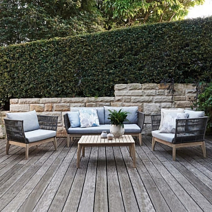 Комплект деревянной мебели Tagliamento River для дачи Комплект деревянной мебели Tagliamento River, садовая мебель