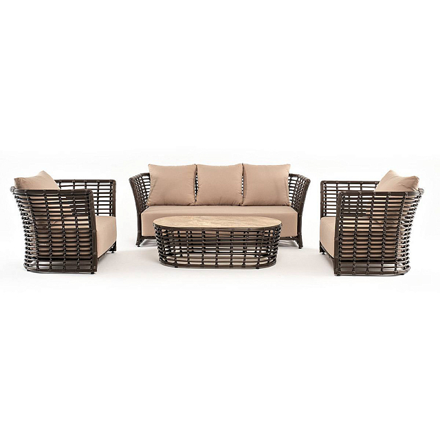 Лаунж-зона 4SIS Валенсия, цвет бронзовый 