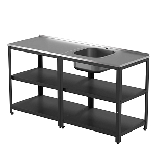 Уличная кухня Kitchcam из двух модулей для сада