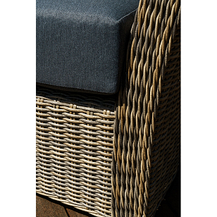 Диван двухместный Lite Venezia Цвет: коричневый, садовая мебель