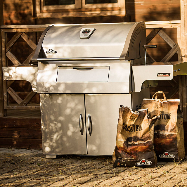 гриль угольный napoleon pro-605