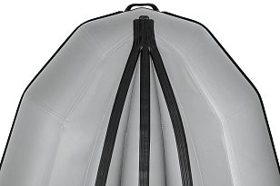 Лодка ПВХ Фрегат 390 FM Light Jet/L/S серая для хобби и пикника