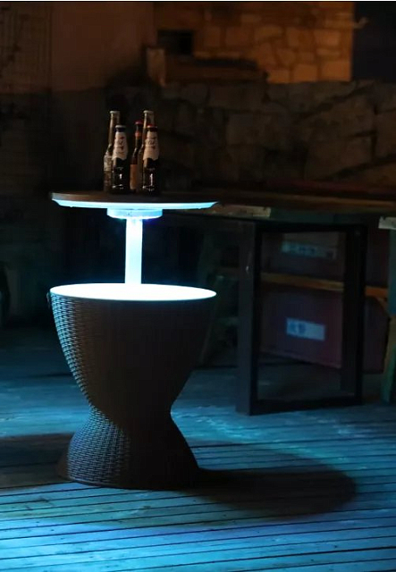 Стол мини-бар пластиковый Tagliamento Belle тортора 