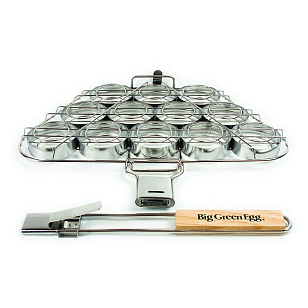 Решетка Big Green Egg для мини-бургеров для приготовления пищи Решетка Big Green Egg для мини-бургеров для сада