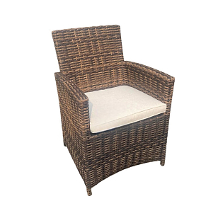 Обеденное кресло Lite Fiona коричневое для дачи Обеденное кресло Lite Fiona коричневое, садовая мебель