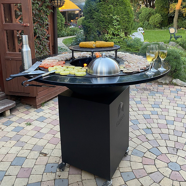 Гриль-очаг Elbrus Home Казбек Ø85 (Термостойкая эмаль)