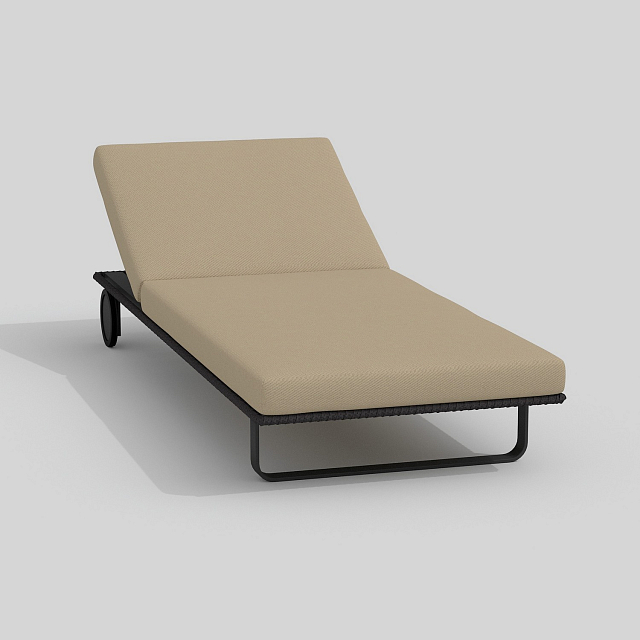 Шезлонг Ideal Patio Costa Цвет: карбон, бежевый 