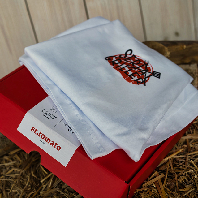 Одежда и аксессуары Футболка St.Tomato с двухсторонней печатью Serial griller XL/XXL