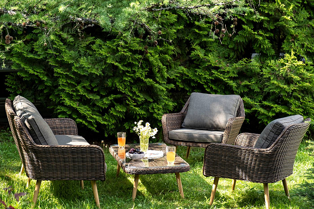 Лаунж-зона 4SIS Прованс, цвет коричневый 