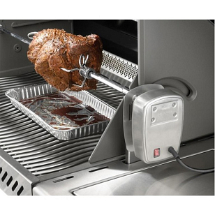 Вертел с 2-мя зажимами и электромотором для моделей Napoleon Freestyle 365/425 для сада