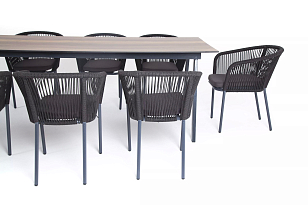 Обеденная группа 4SIS Куба на 10 персон, садовая мебель