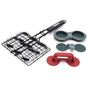 Решетка и пресс для бургеров Broil King