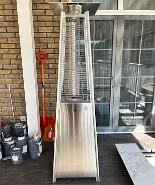 Уличный газовый обогреватель WWT 13I Stainless steel Mini, уличное оборудование