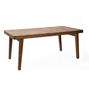 Стол обеденный из акации Joygarden Mona 175 см, садовая мебель