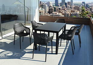 Кресло Siesta Contract Air XL Цвет: черный для дачи Кресло Siesta Contract Air XL Цвет: черный, садовая мебель