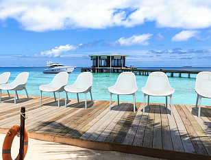 Кресло Siesta Contract Sky Lounge Цвет: белый для дачи Кресло Siesta Contract Sky Lounge Цвет: белый, садовая мебель