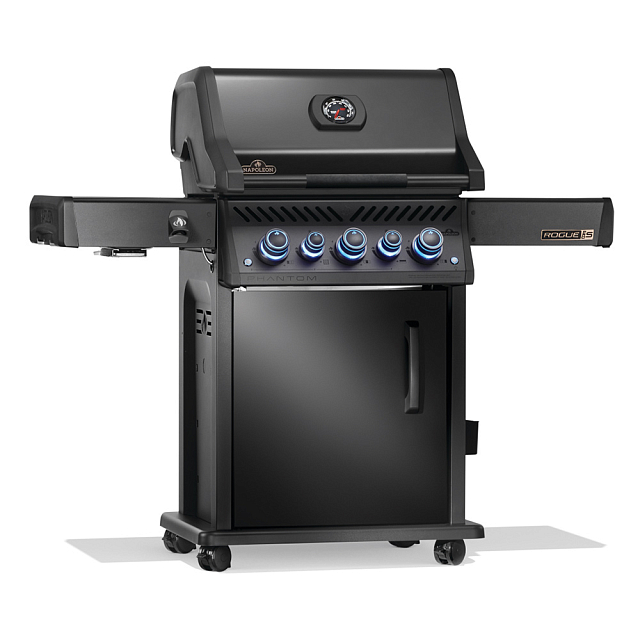 гриль газовый napoleon rogue pro-s 425 phantom черный (с ик горелкой 3/3)