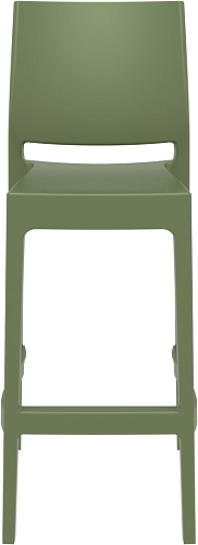 Стул барный Siesta Contract Maya Bar 75 Цвет: оливковый, садовая мебель