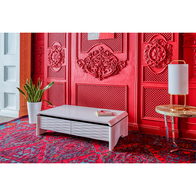 Столик-тумба журнальный Paoli 3D-Modo Цвет: белый