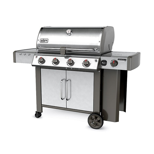гриль газовый weber genesis ii lx s-440 gbs, нерж.сталь