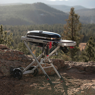 Гриль газовый на подставке Weber Traveler для приготовления пищи гриль газовый на подставке weber traveler