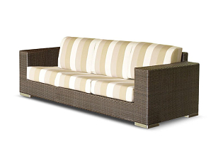 Диван с подушками Skyline Design CUATRO 2003 MOCCA, садовая мебель