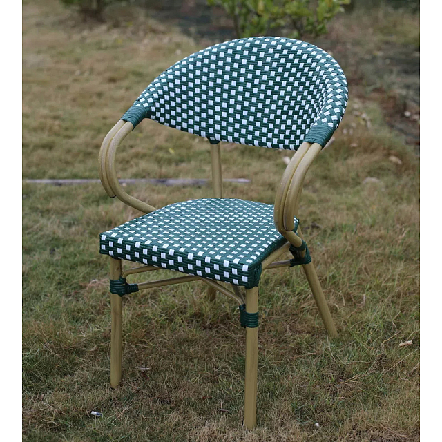 Стул 4SIS Грас, цвет бело-зеленый / бежевый 