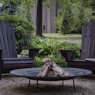 Чугунная чаша для огня Concretika С100 PLATO, уличное оборудование