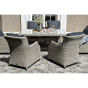 Обеденная группа 4SIS Неаполь, цвет бежевый для дачи Обеденная группа 4SIS Неаполь, цвет бежевый, садовая мебель