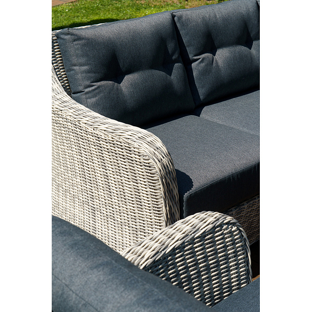 Лаунж зона Lite Venezia (2-местный диван, стол, 2 кресла) Цвет: серый 