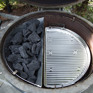 Корзина для копчения Slow ‘N Sear Deluxe для грилей 57 см для приготовления пищи Корзина для копчения Slow ‘N Sear Deluxe для грилей 57 см для сада