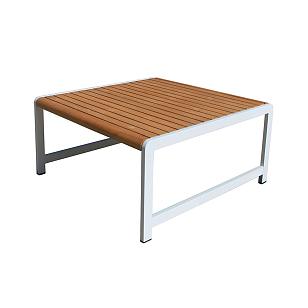 Комплект кофейных столов из алюминия Joygarden Maya Белый, садовая мебель