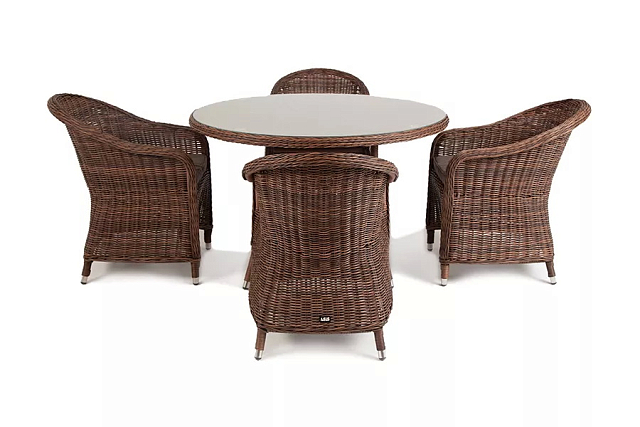 Обеденная группа 4SIS Равенна, цвет коричневый 