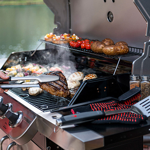 Набор инструментов Char-Broil Deluxe 7 шт для приготовления пищи Набор инструментов Char-Broil Deluxe 7 шт для сада