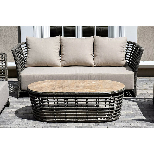 Диван 4SIS Валенсия 3-местный Цвет: серый 