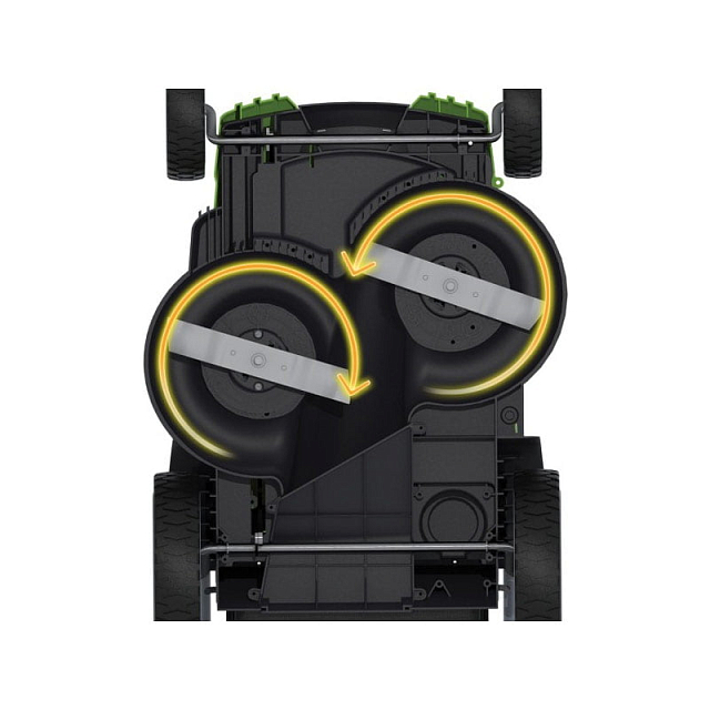 Газонокосилка аккумуляторная 49 см Greenworks 40V G40LM49DB TwinForce 