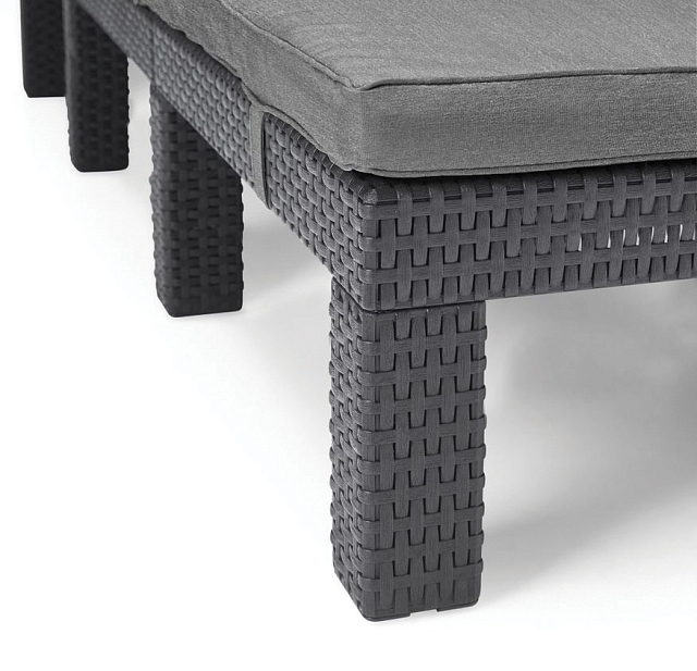 Шезлонг садовый Keter Daytona серый 