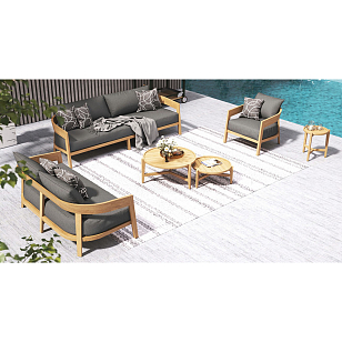 Диванная группа из тика Joygarden Vento XL, садовая мебель