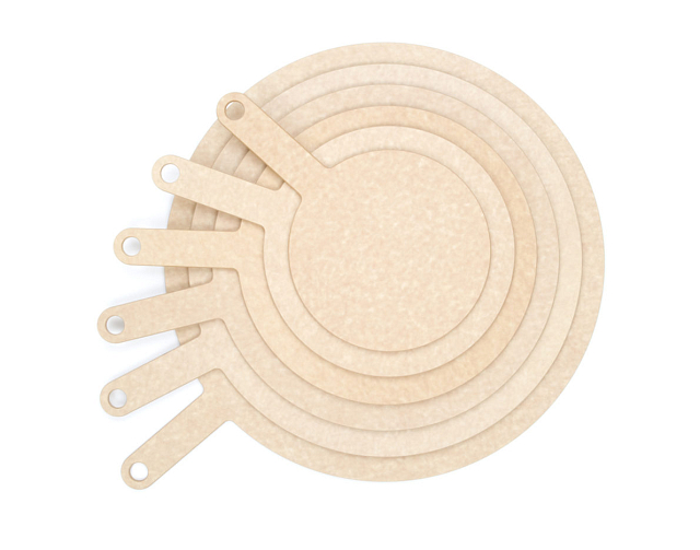 Доска для пиццы профессиональная круглая с рукояткой Epicurean Round Pizza Boards диаметр 40.6 см Цвет: натуральный