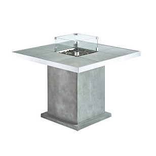 Уличный газовый стол камин Clifton Dinning Table Grey (без столешницы) для сада и загородного дома Уличный газовый стол камин Clifton Dinning Table Grey (без столешницы), уличное оборудование