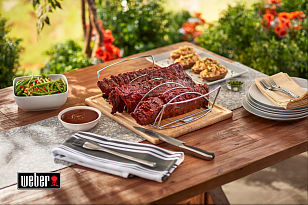 Подставка для ребрышек 2-в-1 Weber для сада