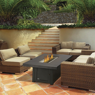 Столик-камин газовый Hampton (127х82), уличное оборудование