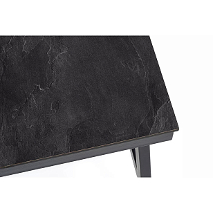 Стол 4SIS Рио 130 х 90, каркас темно-серый, столешница серый гранит, садовая мебель