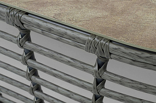 Журнальный столик 4SIS Валенсия, цвет серый для дачи Журнальный столик 4SIS Валенсия, цвет серый, садовая мебель