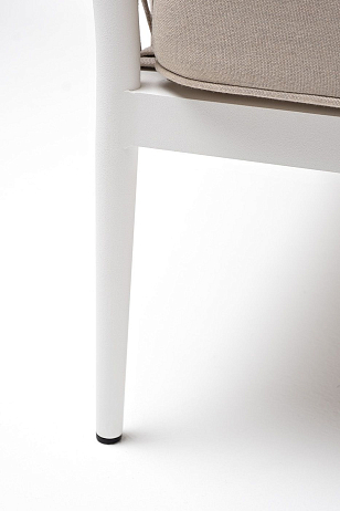 Кресло 4SIS Касабланка Цвет: белый муар, бежевый для дачи Кресло 4SIS Касабланка Цвет: белый муар, бежевый, садовая мебель