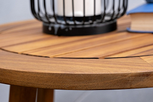 Кофейный комплект из акации Joygarden Director цвет: темно-серый, садовая мебель